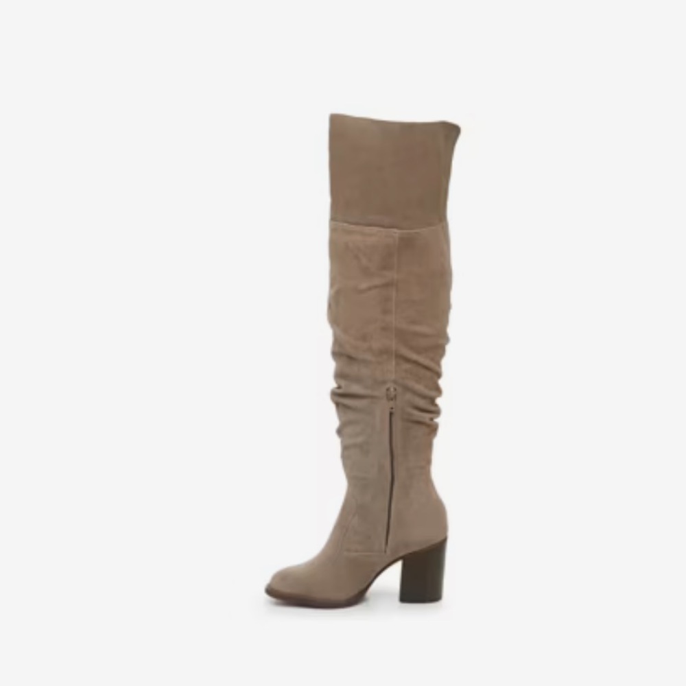 Crown Vintage Tan Over the Knee Boots